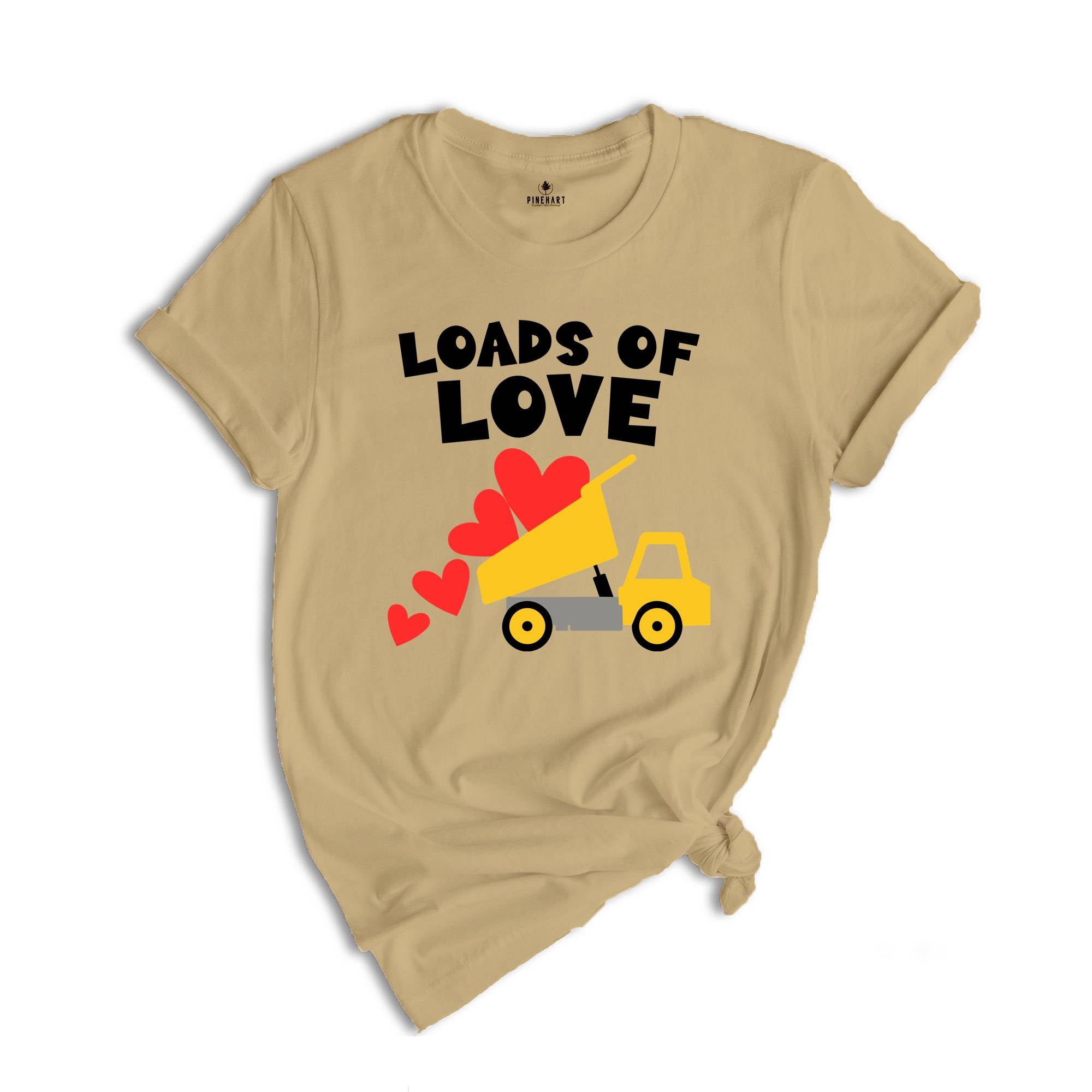 Loads Of Love T-shirt, Valentines Day Truck Shirt, Valentines Day Tee, Couple Matching Shirt, Valentines Day Gift