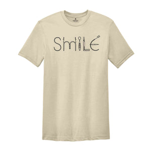 Smile Dental T-Shirt, Dental Assistant Shirt, Dentist Tee, Dental Hygienist Gift, Dental Student Gift