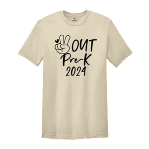 Peace Out Pre-K 2024 Shirt, End Of The School Shirt, Last Day Of School Shirt, Kids Graduation Shirt, Tie Dye Shirt, Preschool Shirt