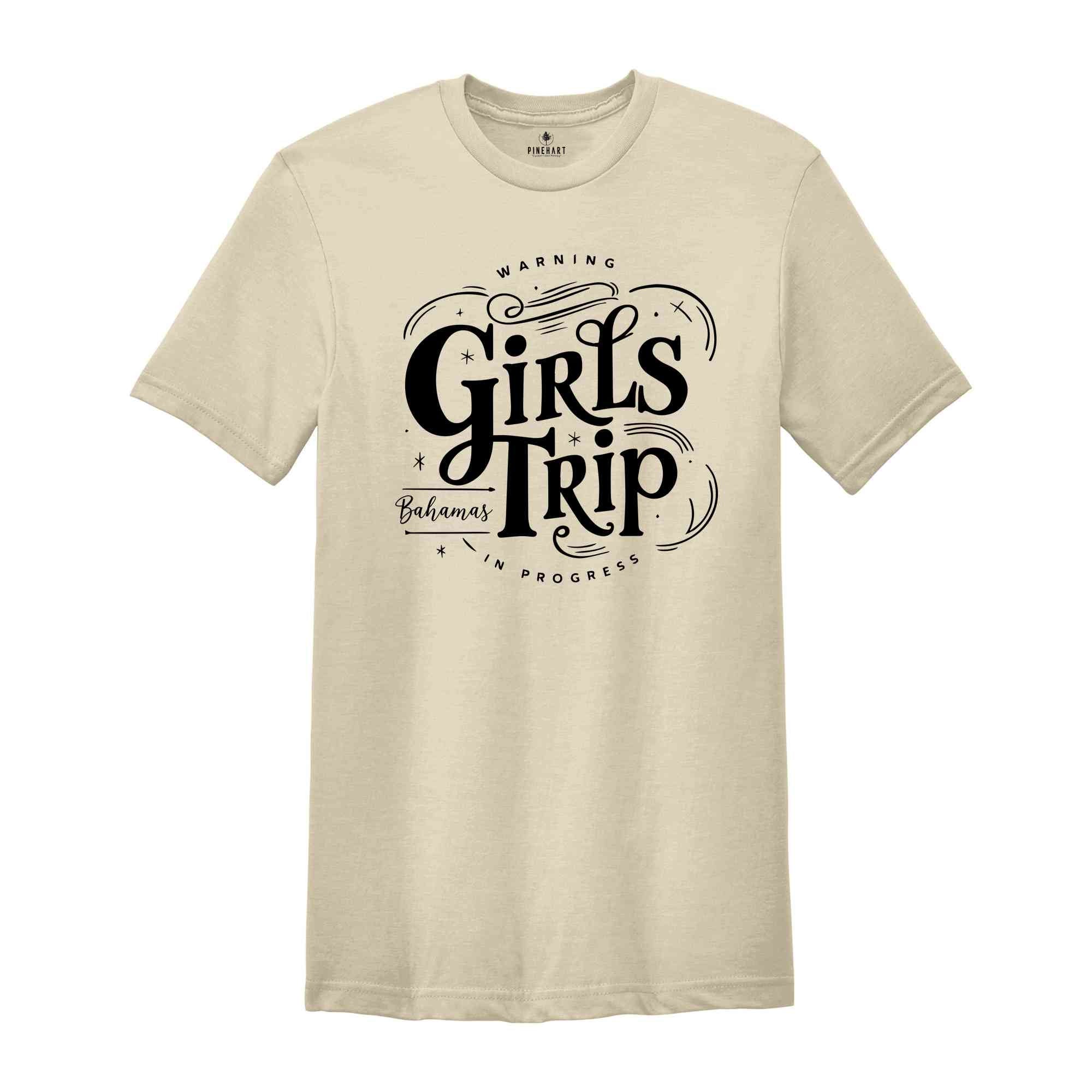 Custom Destination Girls Trip T-Shirts, Camping Buddies, Gift Shirt, Nature Lover Gift, Adventure Shirt, Besties Tees