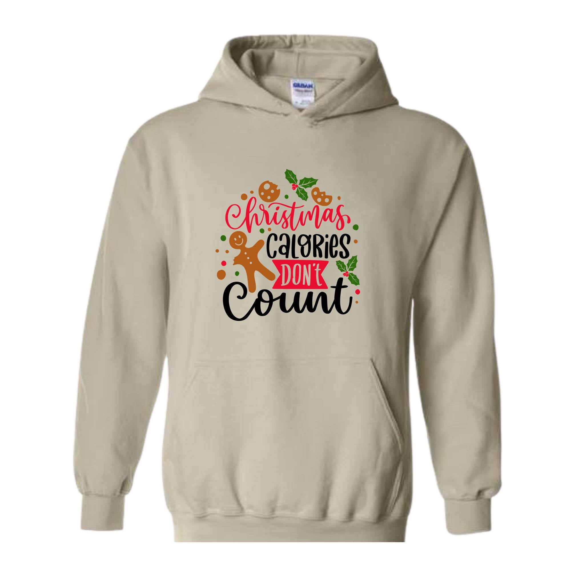 Christmas Calories Don't Count Hoodie, Christmas Hoodie, Christmas Gifts, Christmas Family Hoodie, Christmas Sweater