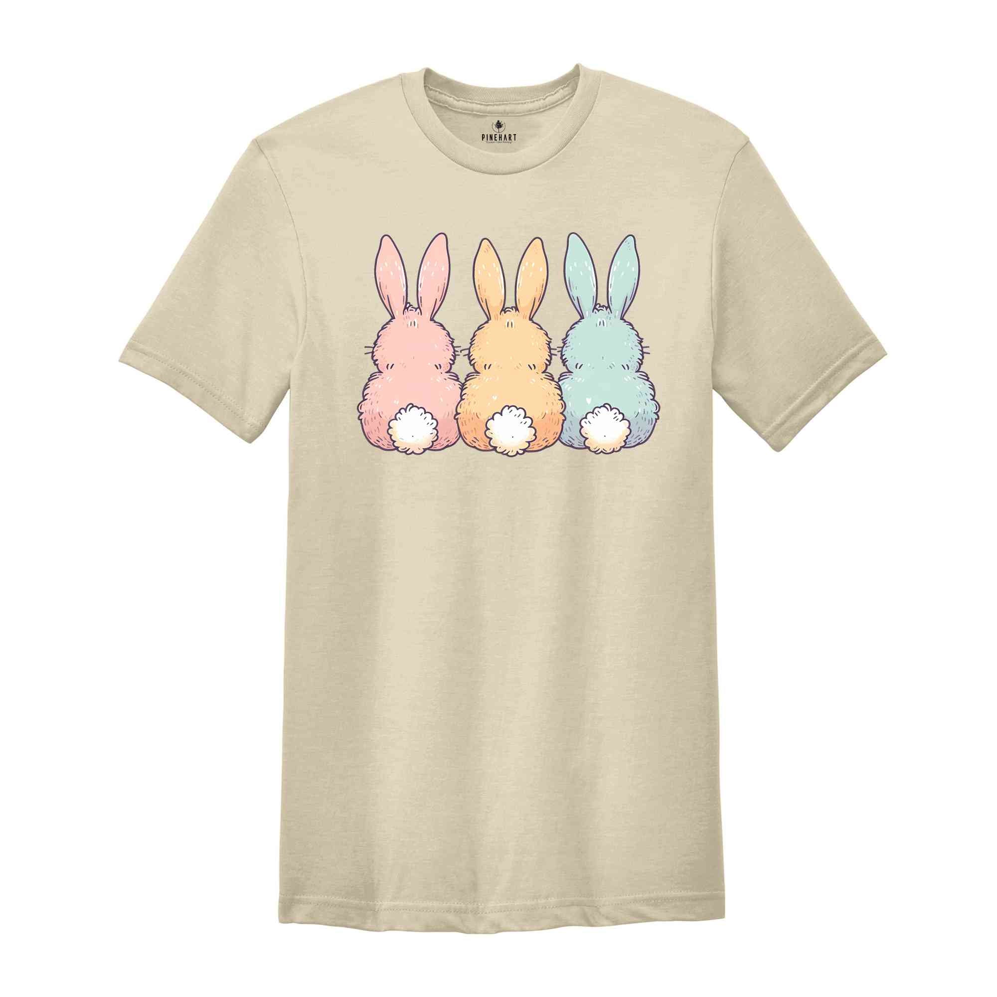 Cute Bunny Tails Shirt, Happy Easter Shirt, Easter Bunny Shirt, Rabbit Tail Shirt, Cute Easter Shirt, Bunny Lover Shirt, Easter Day Shirt