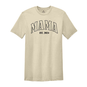 Custom Mama With Children Names Shirt, Personalized Mama Shirt, Cute Mom Shirt, Mother's Day Shirt, Trendy Mom Shirt, Kids Name Shirt