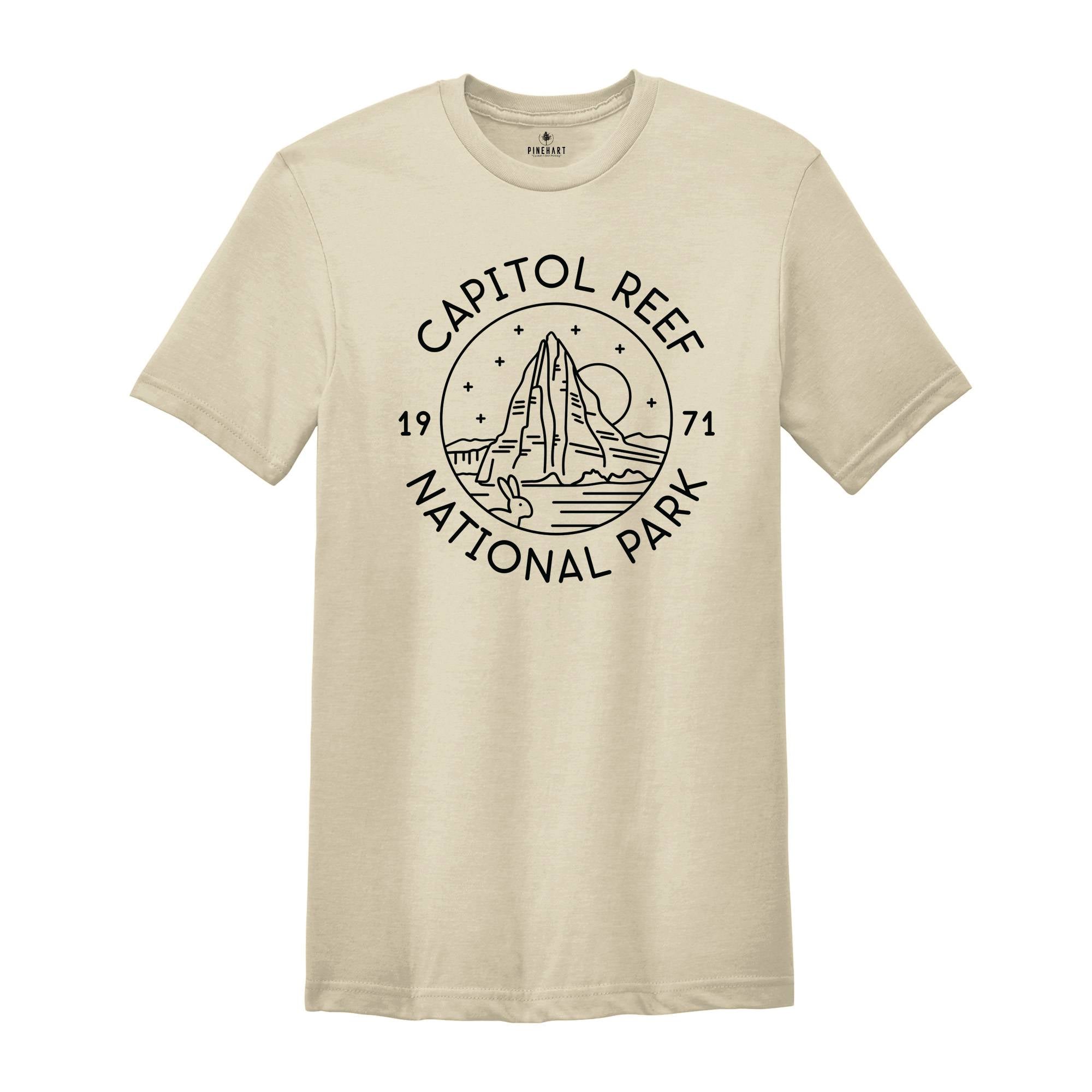 National Parks Shirt, Capitol Reef Shirt, Utah Capitol Reef Shirt, Utah Souvenir, Utah Clothing, Capitol Reef Hiking Shirt