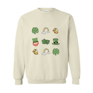 Retro St. Patrick's Day Sweatshirt, St. Patrick's Day Carnival, Saint Patrick's Sweater, Lucky Apparel