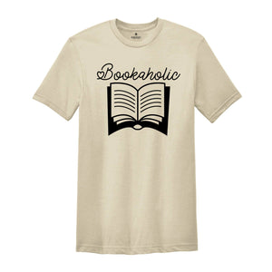 Bookaholic T-shirt, Library Lover Tee, Book Nerd Clothes, Book Lover Apparel, Bookworm Outfit, Gift for Student