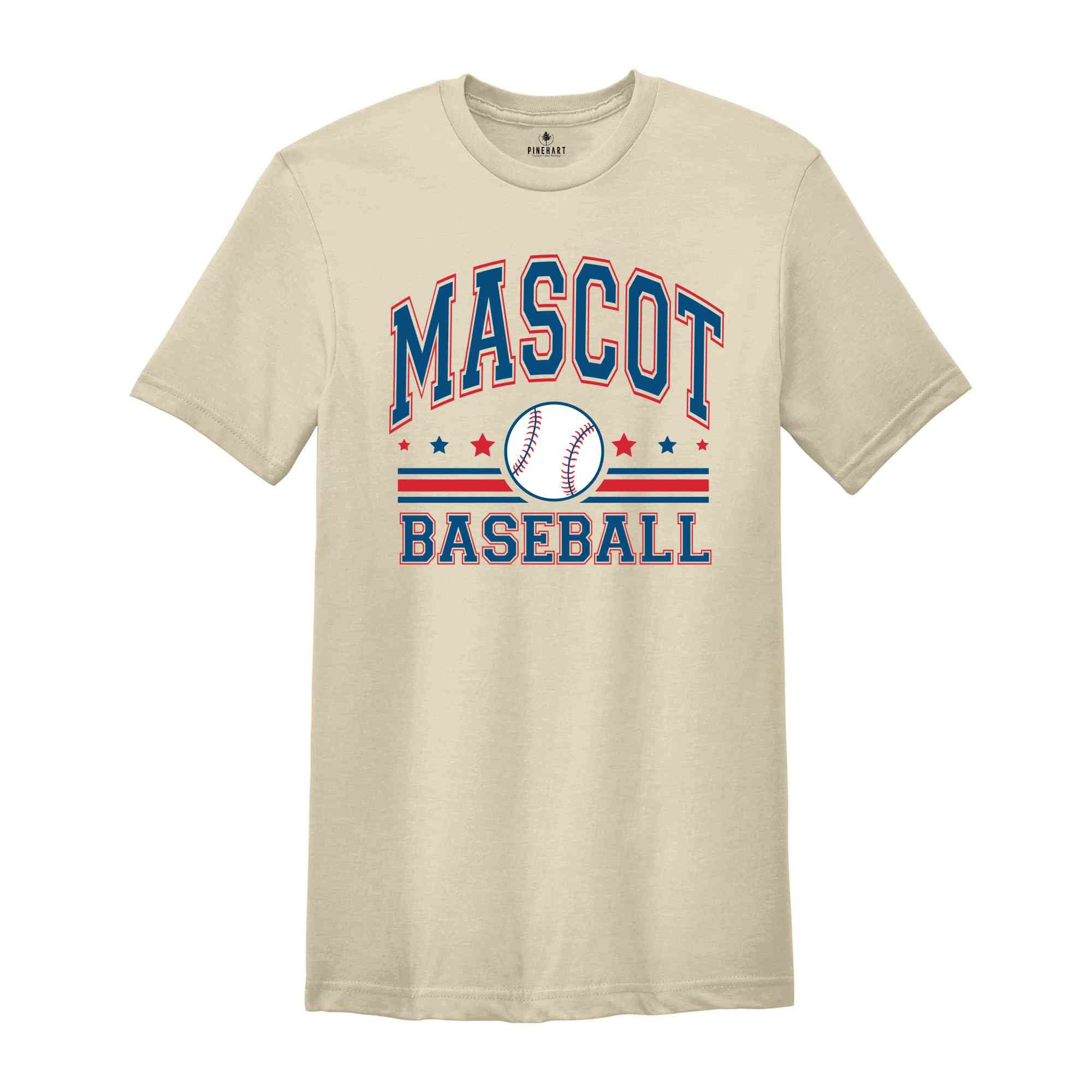 Custom Baseball Mascot Shirt, Custom Team Shirt, Work Shirt, Baseball Team Shirt, Custom Baseball Shirt