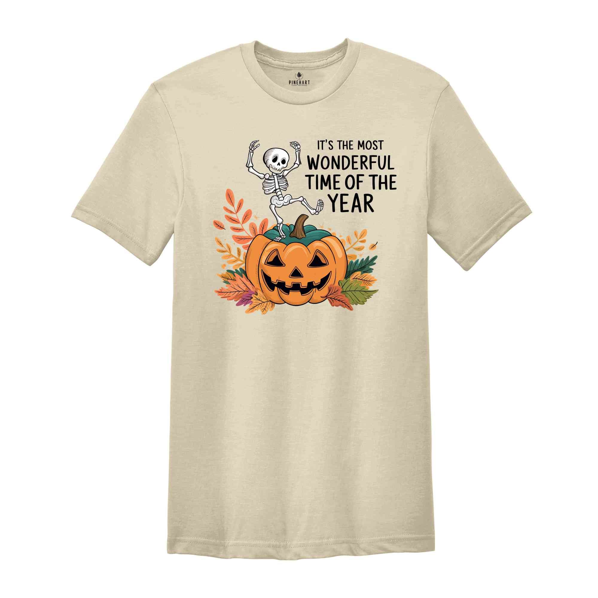 It's The Most Wonderful Time Shirt, Spooky Funny Shirt, Spooky Halloween Shirt, Retro Halloween Shirt, Garment Dyed, Fall Vibes Shirt