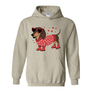 Dog Valentine Sweatshirt, Valentine Dog Hoodie, Dog Sweatshirt, Pet Lover Gift, Valentines Day Hoodie, Gift for Dog Mom