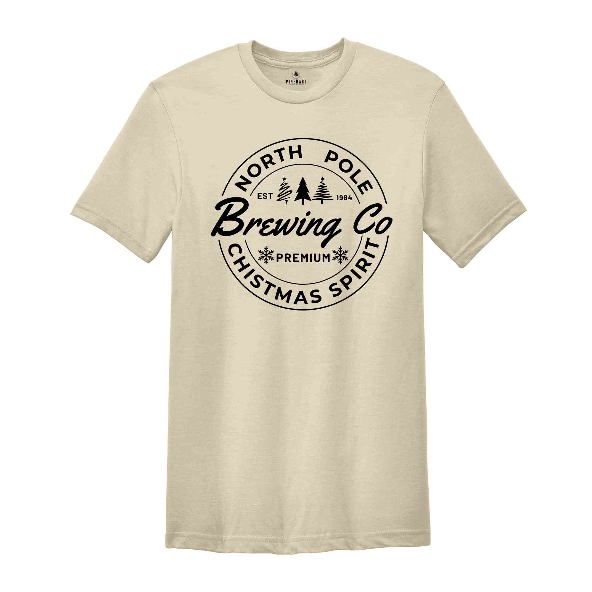 North Pole Brewing Co Shirt, North Pole Shirt, New Year Shirt, Christmas Shirt, Christmas Gift, Christmas Party Shirt, Christmas Pajamas