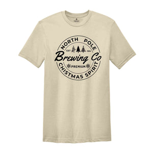 North Pole Brewing Co Shirt, North Pole Shirt, New Year Shirt, Christmas Shirt, Christmas Gift, Christmas Party Shirt, Christmas Pajamas