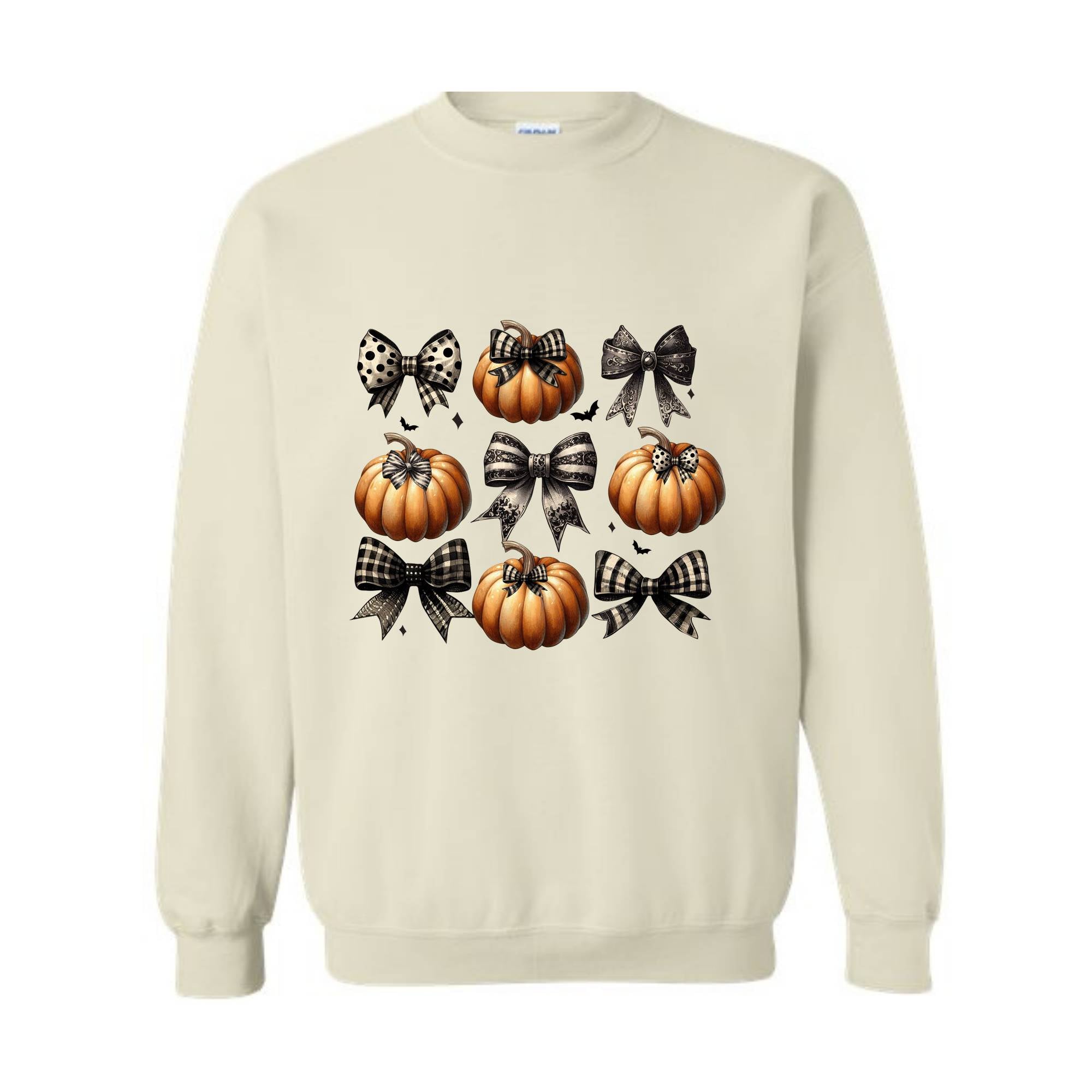 Coquette Halloween Sweatshirt, Pumpkin Sweatshirt, Halloween Crewneck, Halloween Gift, Pumpkin Spice Shirt, Spooky Season Sweater