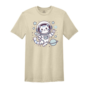 Cat Astronaut Shirt, Outer Space Shirt, Space Shirt, Cat Sweatshirt, Cat Lover Shirt, Cat Mon Shirt, Cat Lover Gift, Cosmic Cat Shirt