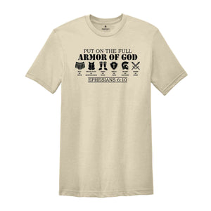 Put on The Full Armor of God Shirt, Christian Shirts, Religious Gifts, Bible Verse Shirt, Christian Gifts, Catholic Shirt