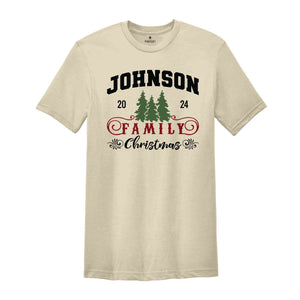 Custom Family Christmas Shirt, Matching Family Christmas Shirt, Personalized Family Name Christmas Shirt, Christmas Shirt, Family Shirt