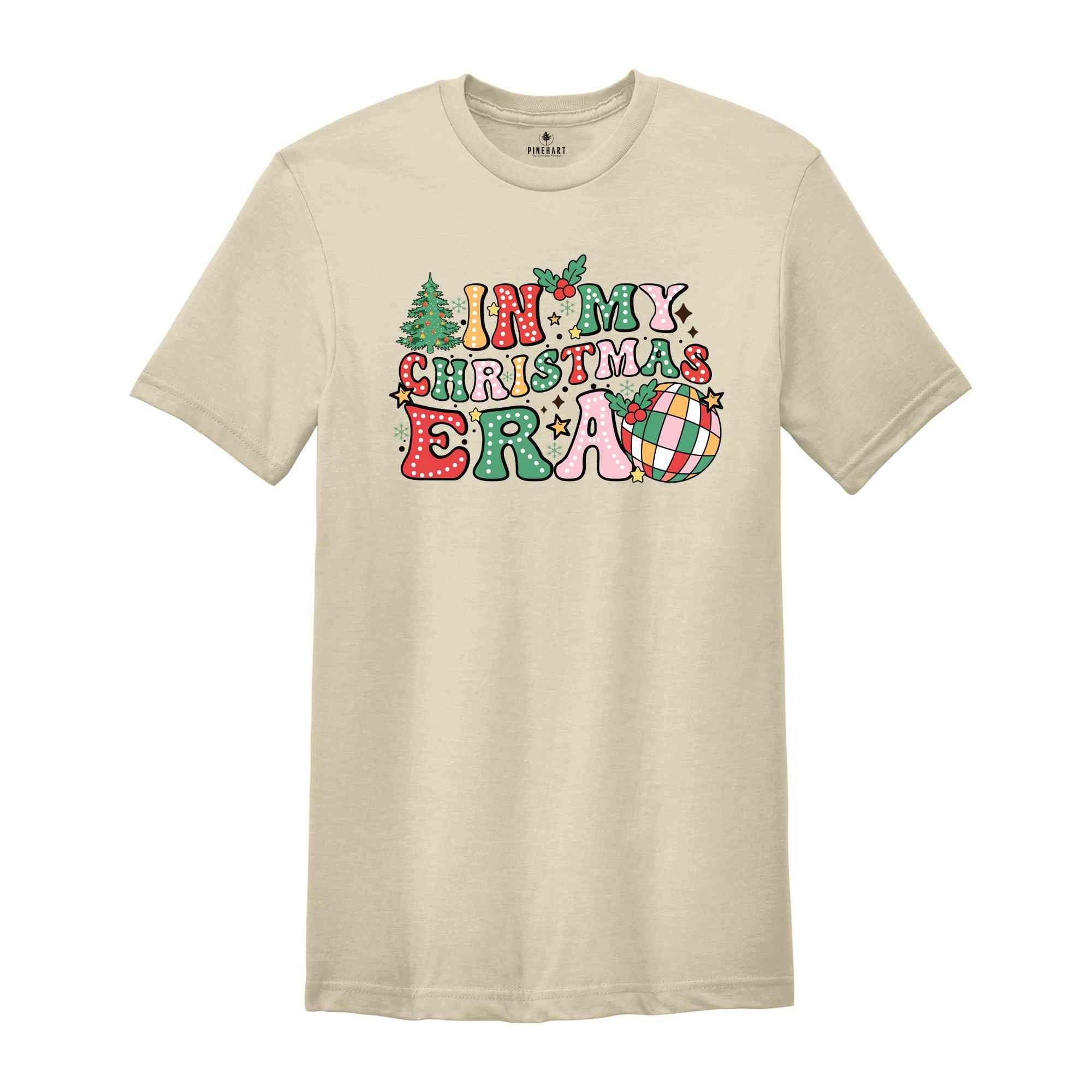 In My Christmas Era Shirt, Retro Christmas Shirt, Christmas Shirt, Happy Christmas Shirt, Vintage Christmas Shirt, Christmas Tree Shirt