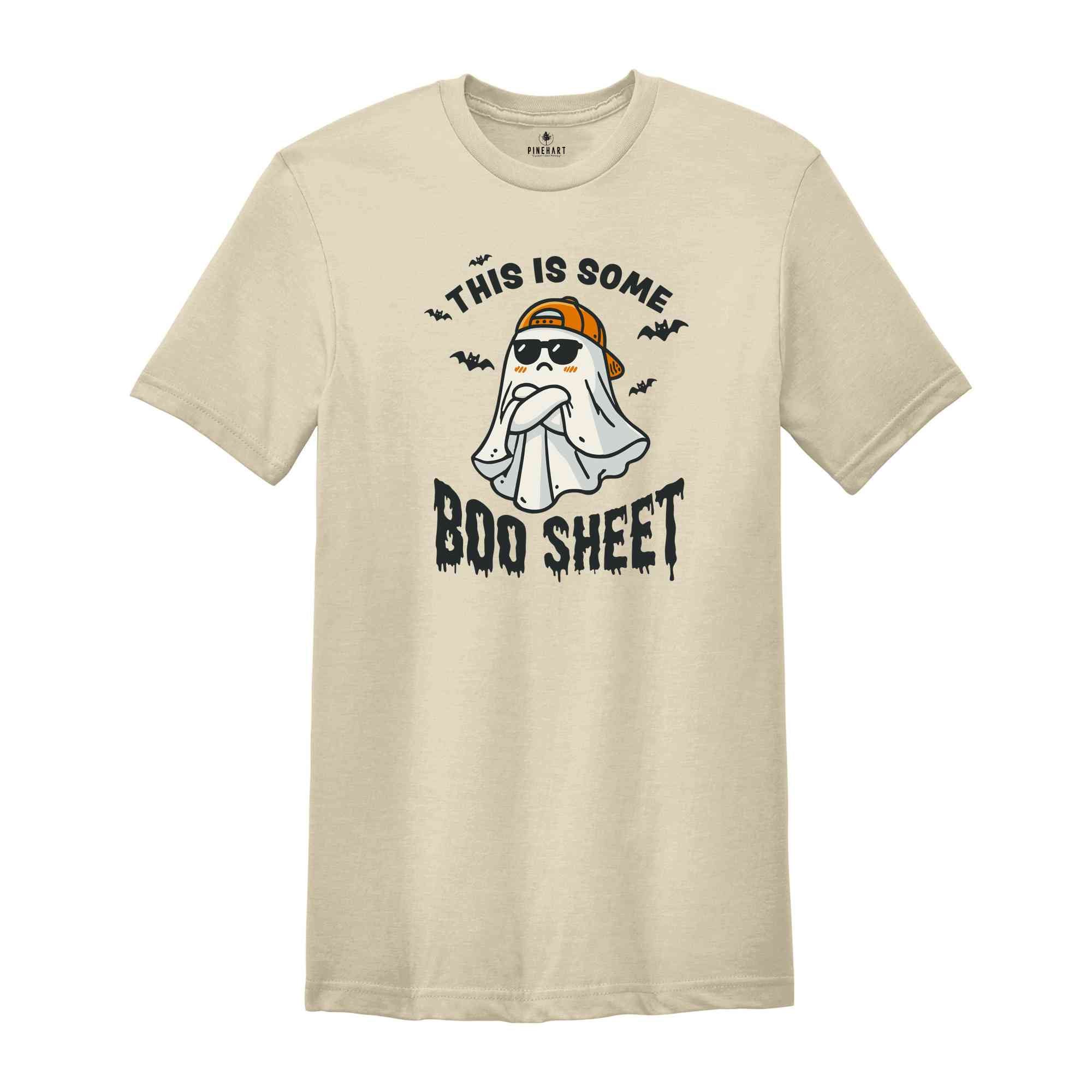 This Is Some Boo Sheet Shirt, Funny Halloween Ghost Shirt, Halloween Gift, Spooky Season Shirt, Ghost Shirt, Boo Shirt, Cute Halloween Tee