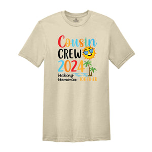 Cousin Crew 2024 T-Shirt, Summer Vacation Tee, Family Matching Shirts, Cousin Matching Shirts, Cousin Vacation Shirts