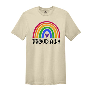 Proud Ally Shirt, Lgbt Support Tees, Pride Month Shirt, Bisexual Shirt, Equal Rights Shirt, Lgbtq Proud Ally, Trans Pride, Pansexual Tee