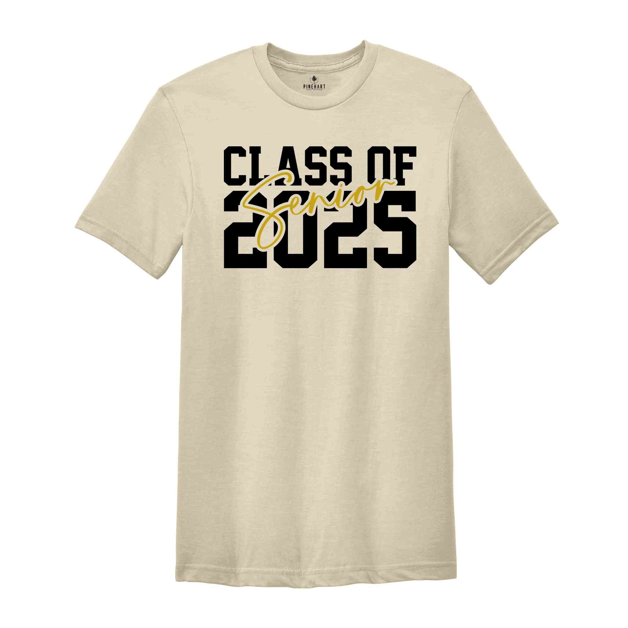 Senior 2025 Shirt, Class of 2025 Senior Shirt, High School Graduate, Senior Retro Shirt, 2025 Seniors Gift, Senior Year Shirt