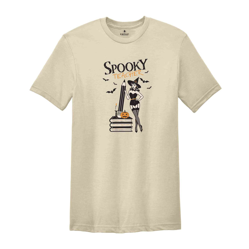 Spooky Teacher Shirt, Retro Halloween Shirt, Halloween Shirts, Spooky Shirt, Spooky Season Shirt, Witch Shirt