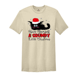 Have Yourself A Grumpy Little Christmas Shirt, Funny Christmas Shirt, Cute Christmas Shirt, Cat Christmas Shirt, Cat Lover Shirt, Xmas Gift