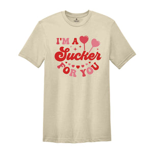 Cute Valentines I Am A Sucker For You Shirt, Valentine Day Gift, Valentines Day Couple Shirt, Valentine Clothes, Love Shirt