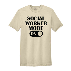 Social Worker Mode On Shirt, Gift For Social Worker, Retro Social Worker Shirt, Motivational Shirt, School Social Worker Shirt