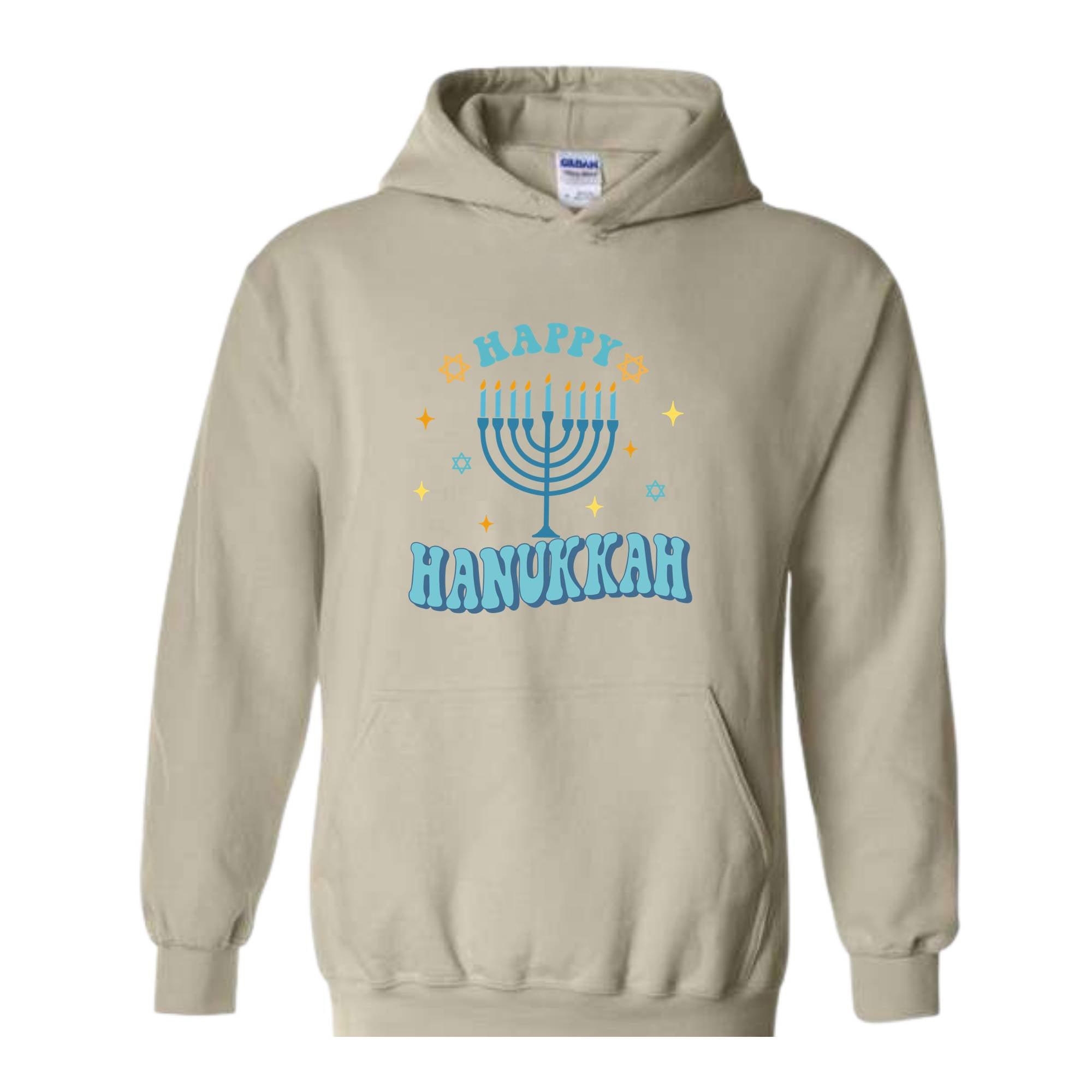 Happy Hanukkah Hoodie, Funny Christmas Hoodie, Holiday Sweater, Merry Chrismukkah Hoodie, Hanukkah Gift