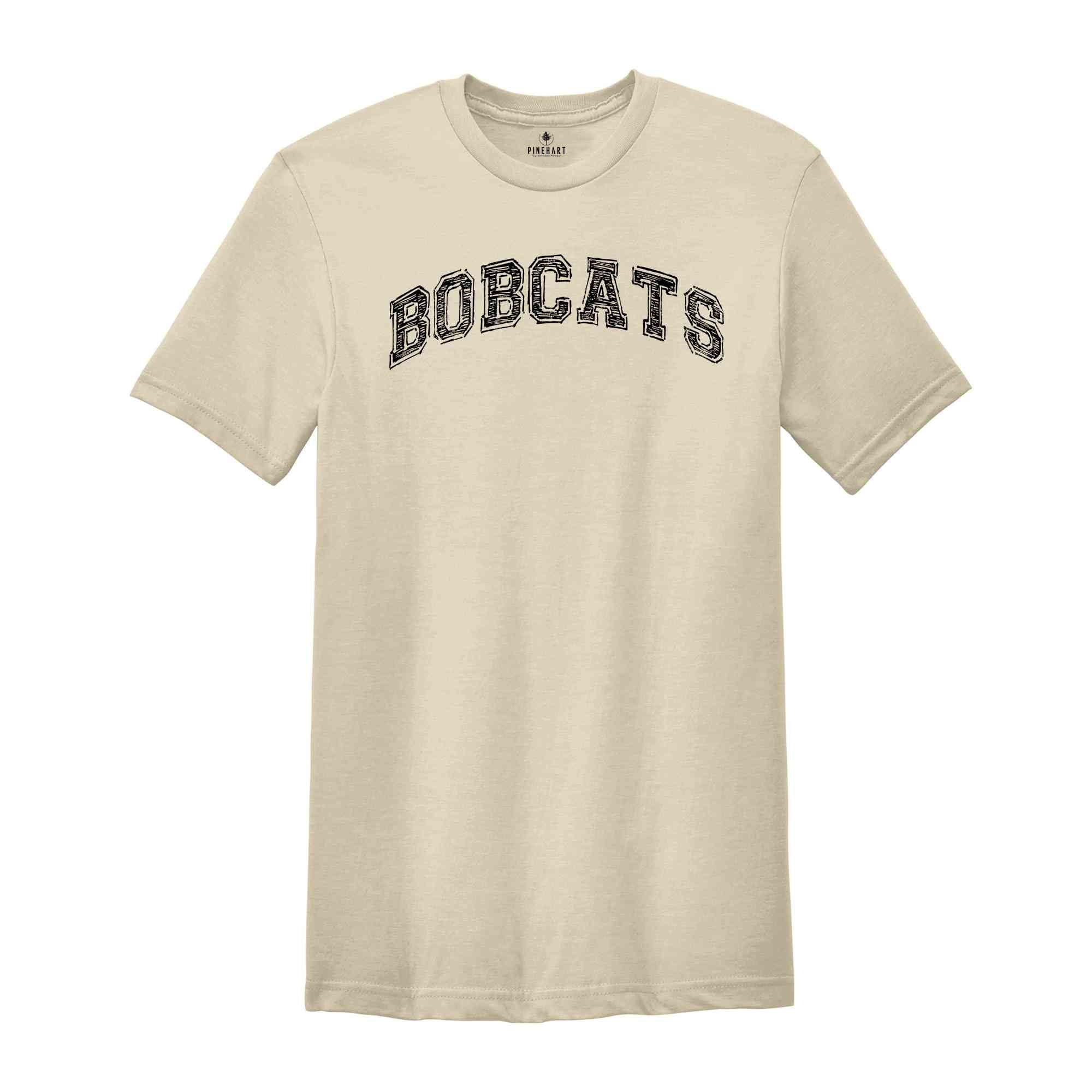 Team Mascot Shirt, Bobcats Mascot Shirt, Bobcats Team Spirit Shirt, Bobcats Fan Shirt, Bobcats School Shirt, Bobcats School Spirit