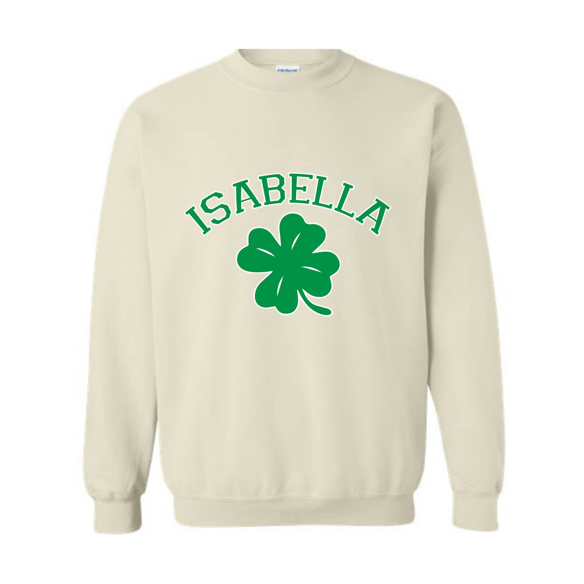 Custom Shamrock Sweatshirt, Personalized Name Hoodie, Custom St Patrick's Day Sweatshirt, Irish Hoodie, Vintage St Patrick's Shirt