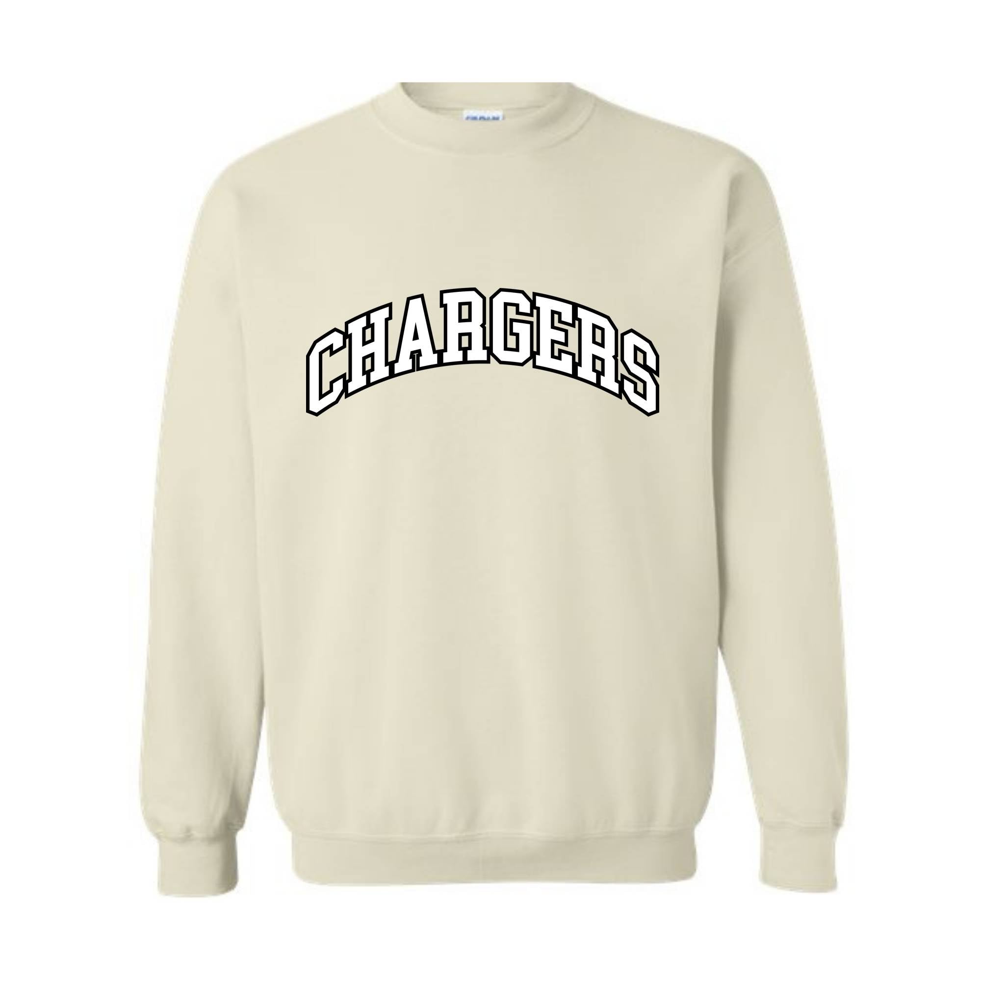 Team Mascot Sweatshirt, Chargers Team Sweatshirt, Chargers Team Spirit Sweatshirt, Chargers Fan Sweatshirt, Chargers School Sweatshirt