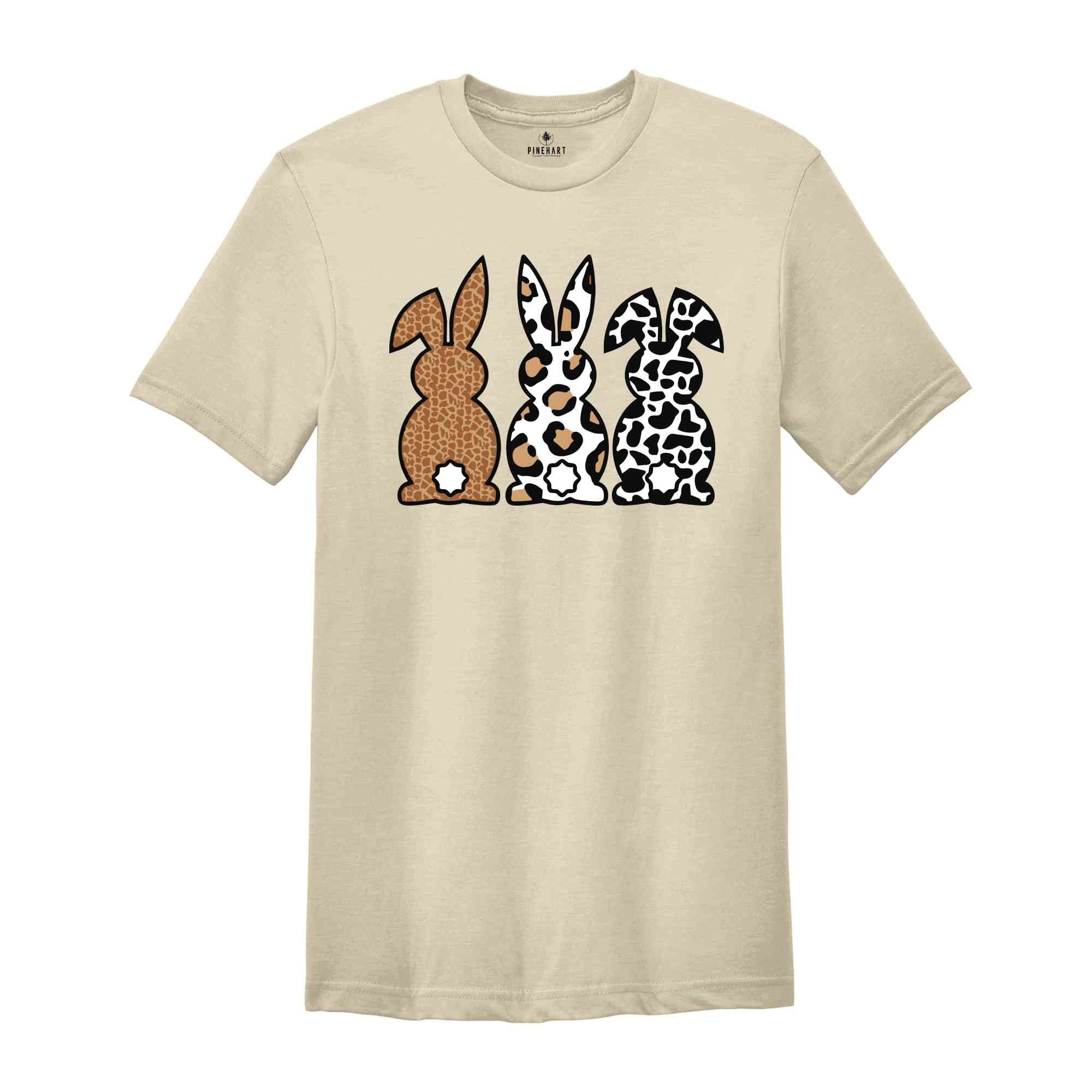 Leopard Easter Bunny Shirt, Bunny Lover Shirt, Easter Party Shirt, Easter Bunny Shirt, Happy Easter 2024 Shirt, Cute Easter Shirt