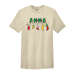 Custom Name Christmas Shirt, Personalized Family Christmas Shirt, Custom Matching T-Shirt, Christmas Squad Shirt