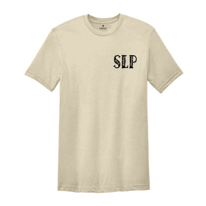 Pocket SLP Speech Language Pathologist Shirt, SLP Gifts, Sign Language T-Shirt, Speech Tee, Speech Therapist Gift, Language Pathology