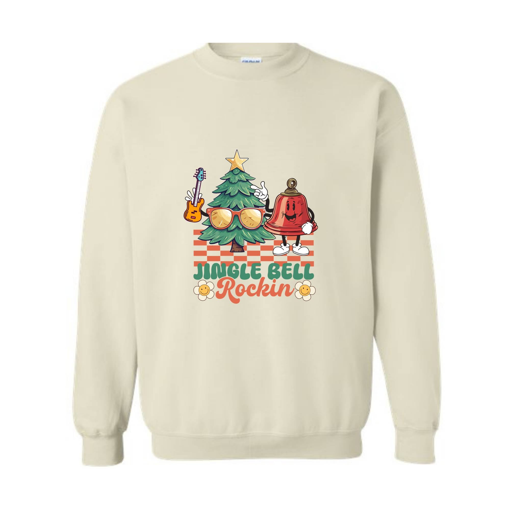 Jingle Bell Rockin' Sweatshirt, Christmas Party Sweater, Christmas Gift, Holiday Shirt, Funny Christmas Shirt, Christmas Party Sweater