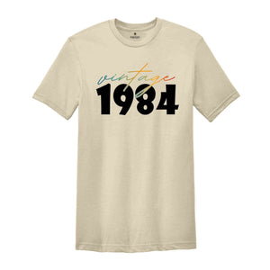 Vintage 1984 Shirt, 40th Birthday ShirtFor Women, Aesthetic Auntie Shirt, Mother's Day Shirt, Gift For Grandma