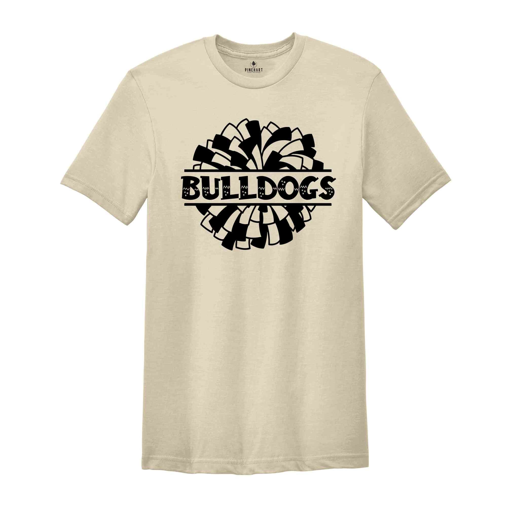 Team Mascot T-Shirt, Bulldogs Team Shirt, Bulldogs Team Spirit, Bulldogs Fan Tee, Bulldogs School Gift, Bulldogs School Spirit Top