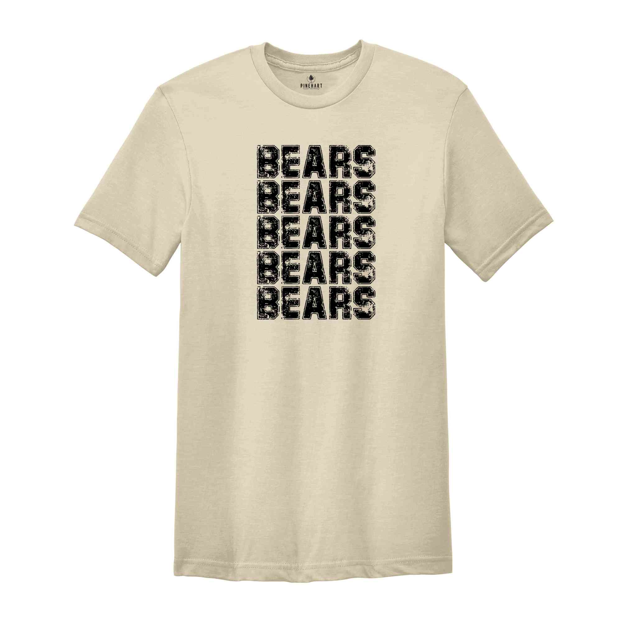 Team Mascot Shirt, Bears Mascot Shirt, Bears Fan Shirt, Bears School Shirt, School Spirit Shirt, Bears Team Shirt, Football Tee