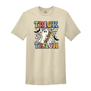 Trick Or Teach Shirt, Halloween Ghost Shirt, Halloween Teacher Shirt, Teacher Life Shirt, Teacher Gift Halloween, Halloween Gift