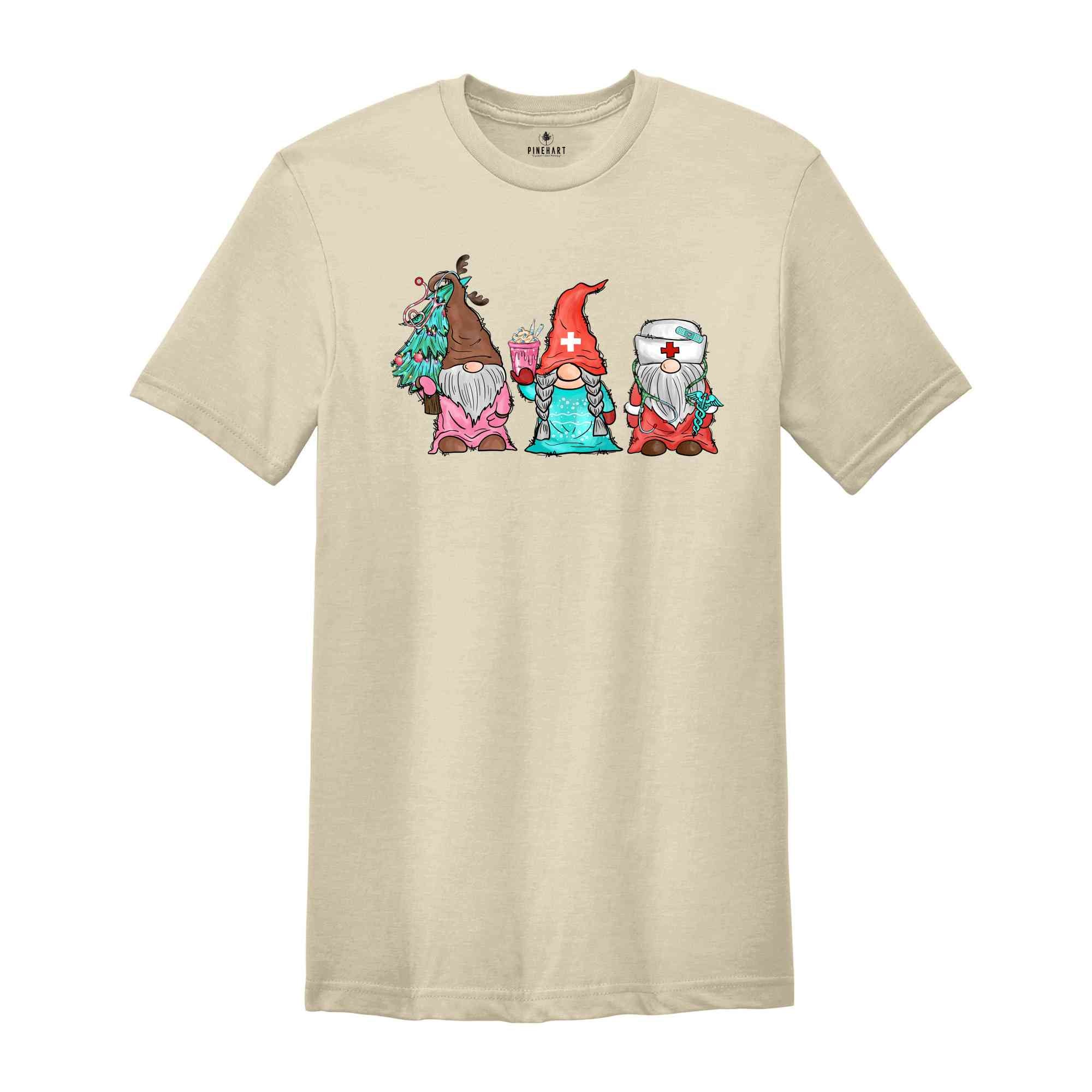 Christmas Nurse Gnomes Shirt, Christmas Gnomes, Shirt Gift For Nurse, Cute Christmas Shirt, Holiday Shirt, Christmas Gift, Xmas Shirt