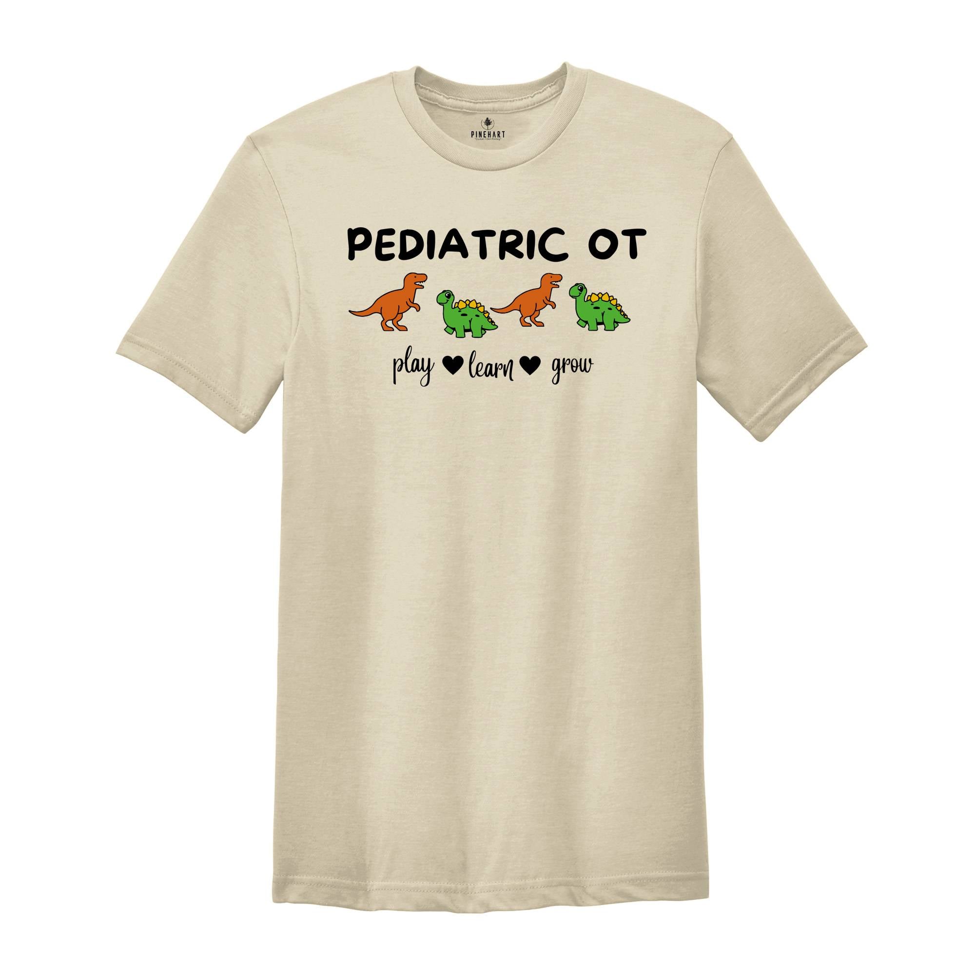 Dinosaur Pediatric OT Shirt, Occupational Therapy Shirt, Pediatric Ot Apparel, Occupational Outfit, Pediatric T-Shirt