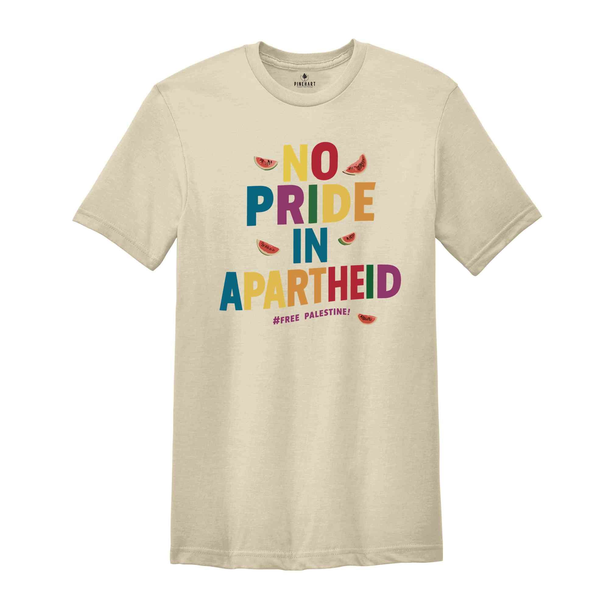 No Pride In Apartheid Shirt, Freedom Shirt, Protest Activist T-shirt, Apartheid Awareness Shirt, Equality Shirt, Watermelon T Shirt