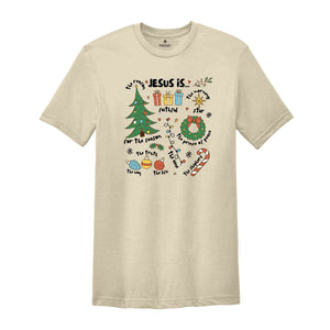 Jesus is The Reason for The Season Shirt, Religious Christmas Shirt, Nativity Shirt, Christian Christmas Shirt