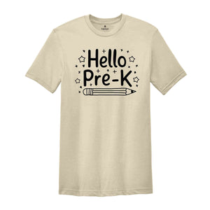 Hello Pre K Grade Shirt, Pre K Grade Teacher Shirt, Teacher Gift, Gift for Teachers, Pre K Grade Teacher,Back to School Shirt