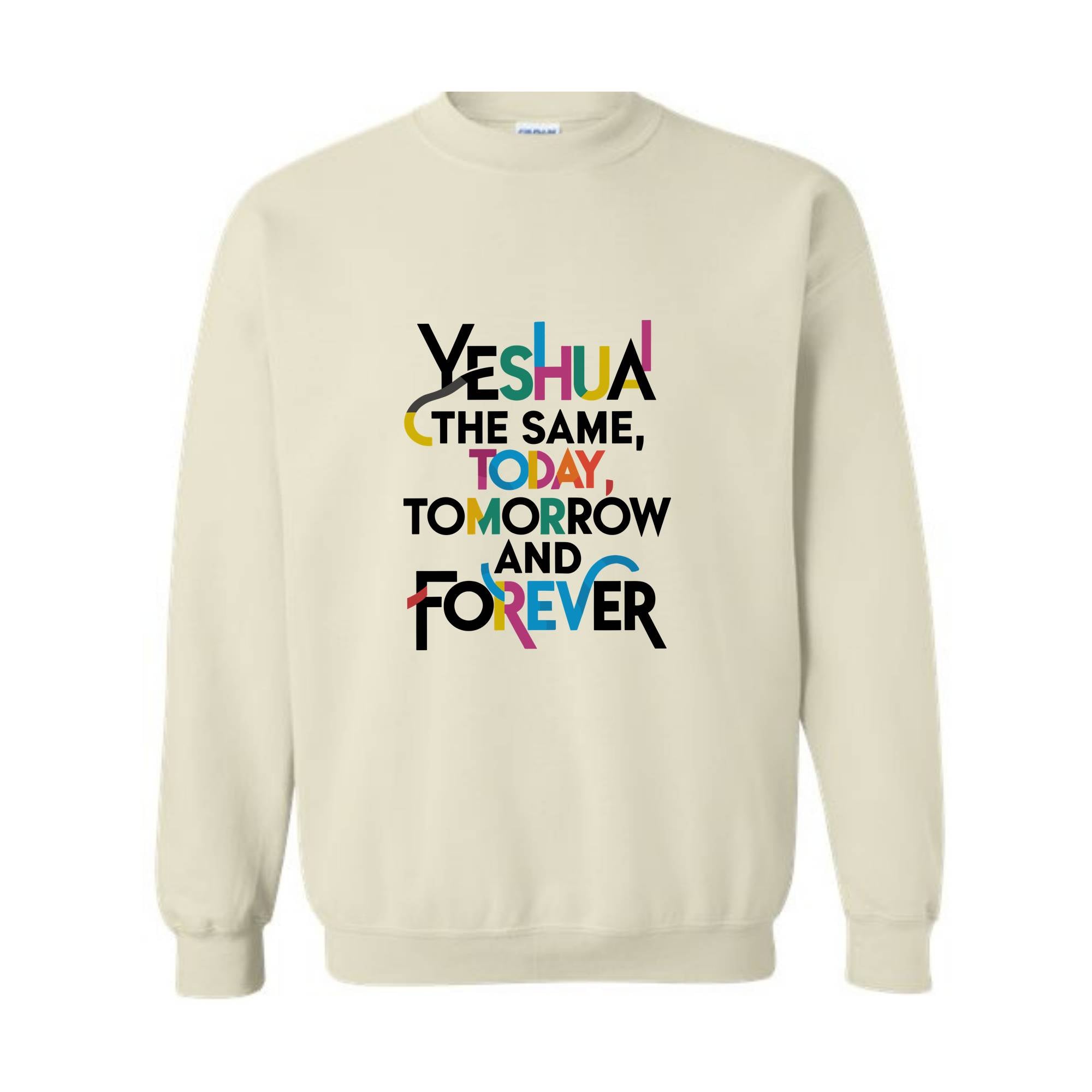 Yeshua Shirt, Christian Sweatshirt, Religious Sweatshirt, Bible Verse Sweater, Faith Hoodie, Christian Gifts, Jesus Apparel, Church Sweater