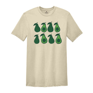 Avocado T-Shirt, Avocado Lovers T-Shirt, Fruit Shirt, Foodie Gift, Avocado Lovers Tee, Healthy Life Style Shirt