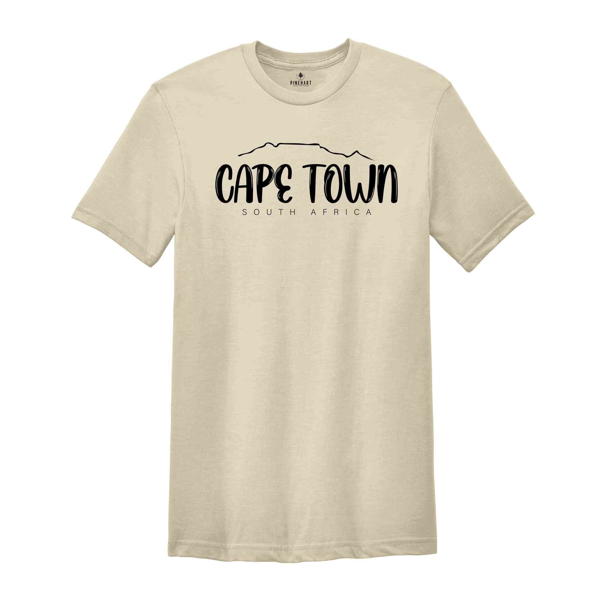 Cape Town South Africa Shirt, Mountain Shirt, South Africa Shirt, Africa Shirt, Town Shirt, Mountain Shirts