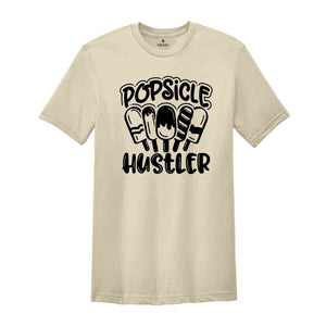 Popsicle Hustler Shirt, Summer Kids, Popsicle T-Shirt, Boys Hustler Shirt, Ice Cream Lover Tee, Popsicle Lover Gift, Sweet Treat Shirt