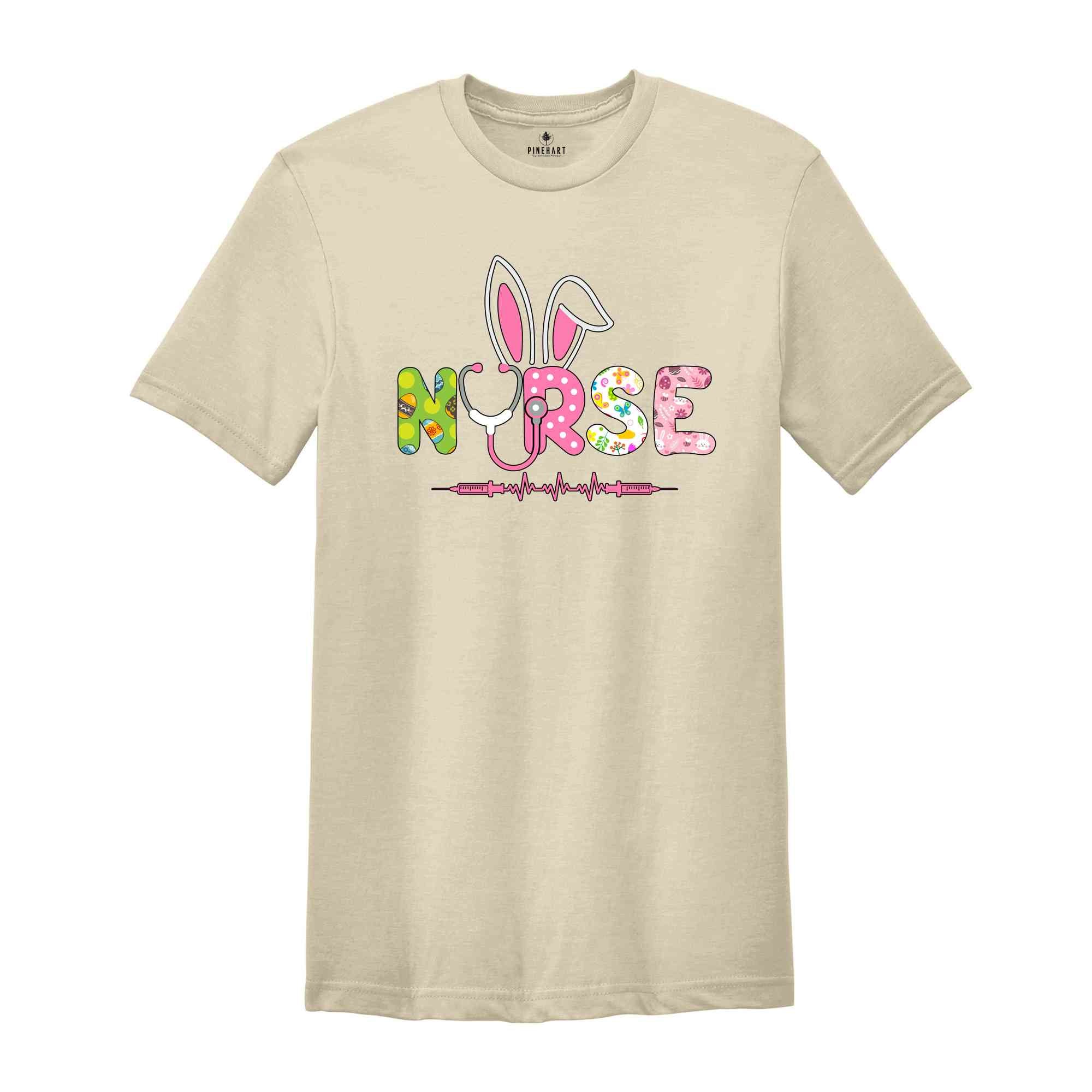 Nurse Easter Day Shirt, Easter Bunny T-Shirt, Easter Eggs T-Shirt, Nurse Easter 2024, Gift for Nurse, Happy Easter Shirt